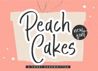 Peach Cakes Script Font