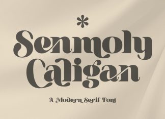 Senmoly Caligan Serif Font
