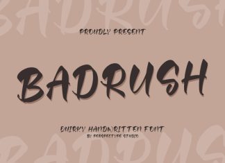 Badrush Script Font
