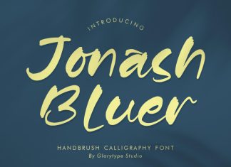 Jonash Bluer Script Font
