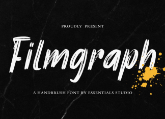 Filmgraph Brush Font