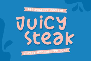 Juicy Steak Display Font