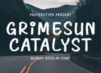 Grimesun Catalyst Display Font
