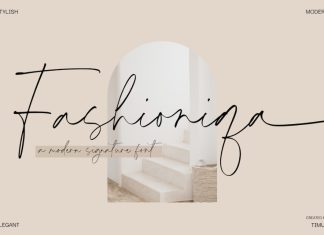 Fashioniqa Script Font
