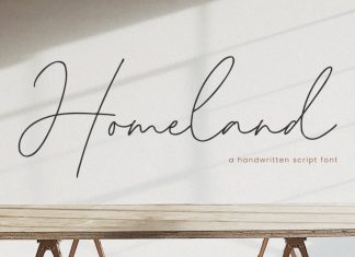 Homeland Handwritten Font