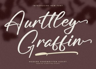 Aurttley Graffin Script Font