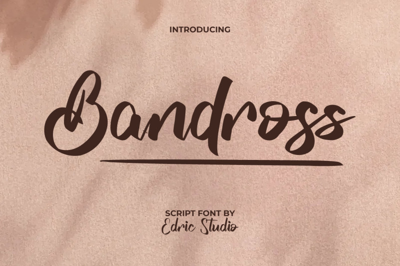 Bandross Script Font