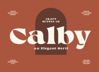 Calby Serif Font