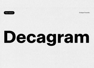 Decagram Sans Serif Font