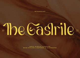 Gaslrile Display Font