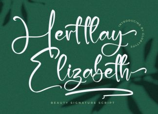 Herttlay Elizabeth Script Font