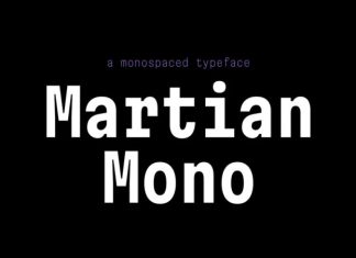 Martian Mono Sans Serif Font