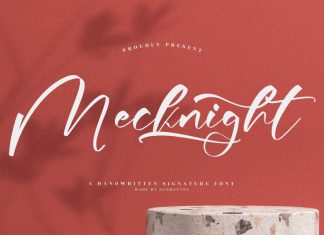 Mecknight Script Font