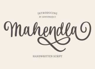 Mahendla Script Font