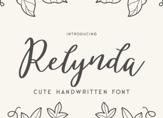 Relynda Script Font