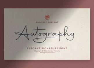 Autography Handwritten Font