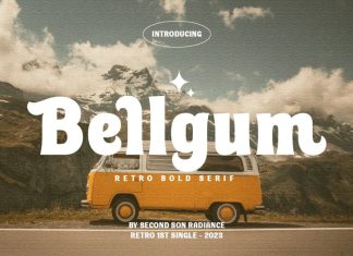 Bellgum Serif Font