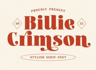 Billie Crimson Serif Font