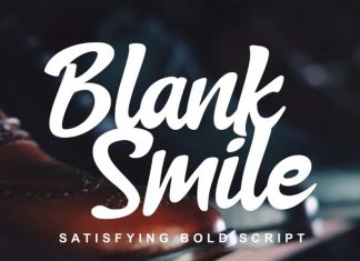 Blank Smile Script Font