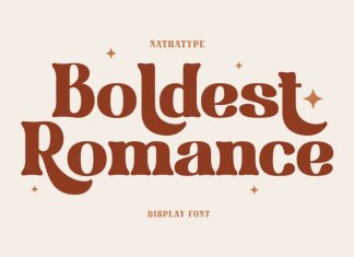 Boldest Romance Serif Font