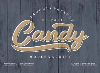 Candy Brush Font