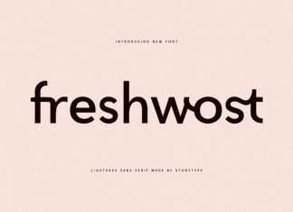 Freshwost Sans Serif Font