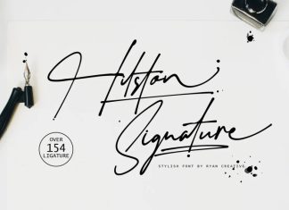 Hilston Handwritten Font