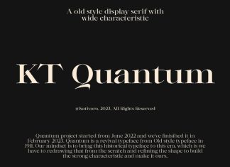 KT Quantum Serif Font
