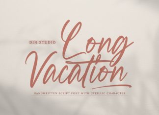 Long Vacation Script Font