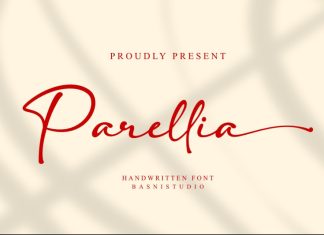 Parelia Handwritten Font