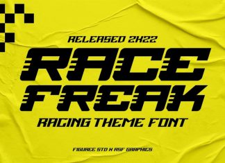 Race Freak Display Font