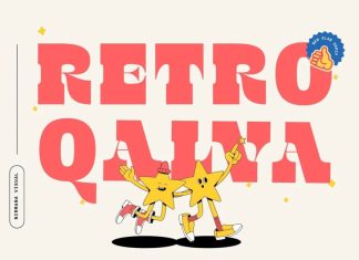 Retro Qalva Slab Serif Font