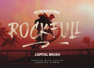 Rockfull Brush Font