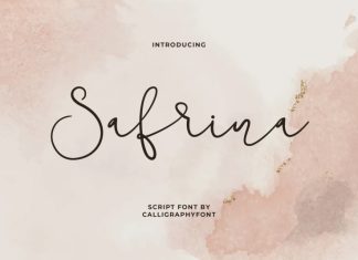 Safrina Handwritten Font