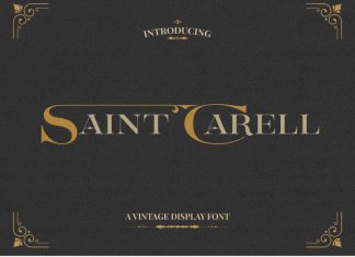 Saint Carell Serif Font