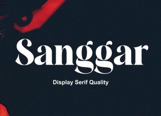 Sanggar Serif Font