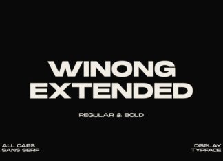 Winong Extended Sans Serif Font