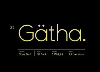 ZT Gatha Sans Serif Font