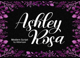 Ashley Rosa Script Font