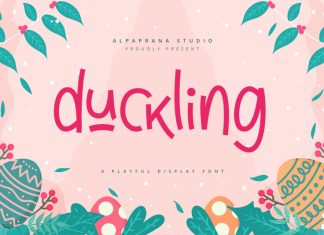 Duckling Display Font