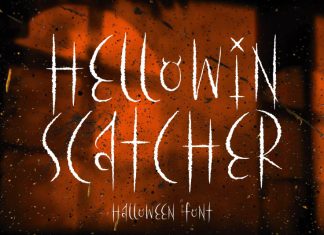 Hellowin Scatcher Display Font