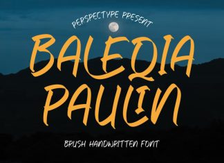 Baleqia Paulin Script Font