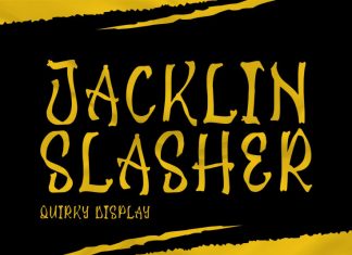 Jacklin Slasher Display Font