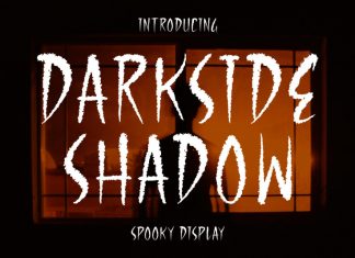 Darkside Shadow Display Font
