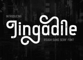 Jingadile Display Font