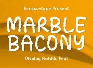 Marble Bacony Display Font