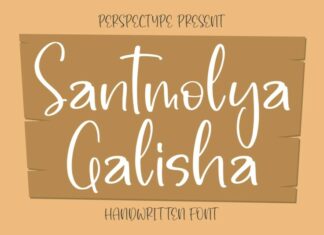 Santmolya Galisha Script Font