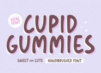 Cupid Gummies Display Font