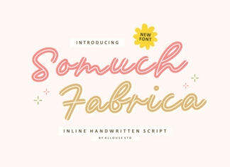 Somuch Fabrica Handwritten Font