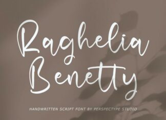 Raghelia Benetty Script Font